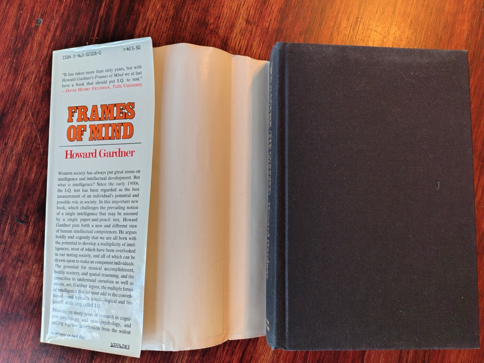 Frames Of Mind: The Theory Of Multiple Intelligences, Howard E. Gardner 1983 HC