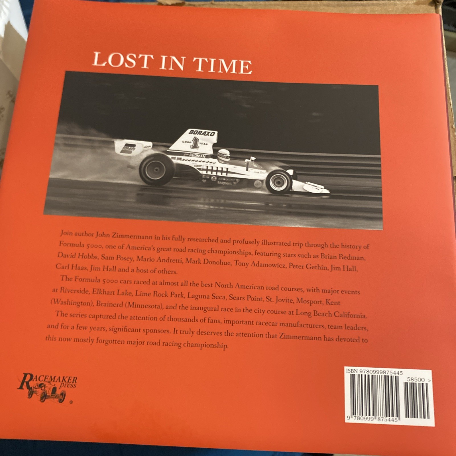 Lost In Time Formula 5000 in North America John Zimmermann HC