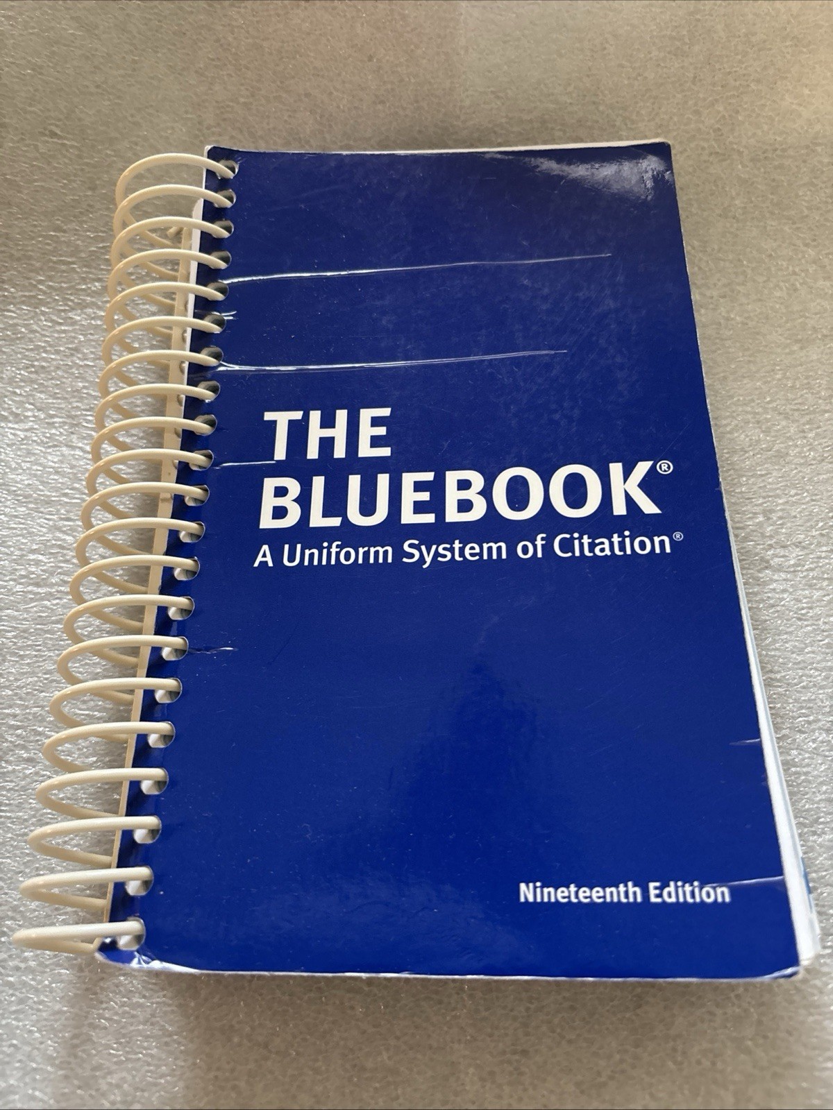The Bluebook A Uniform System of Citation Nineteenth 19th Edition Spiral Bound