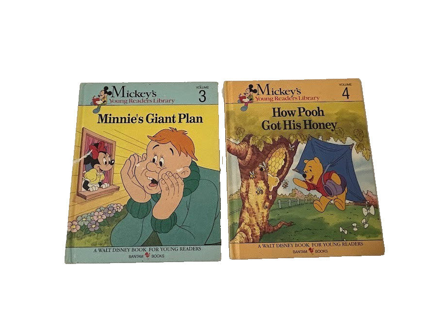 Vintage 1983 Walt Disney Fun To Learn Library Books Lot 1-14 Set