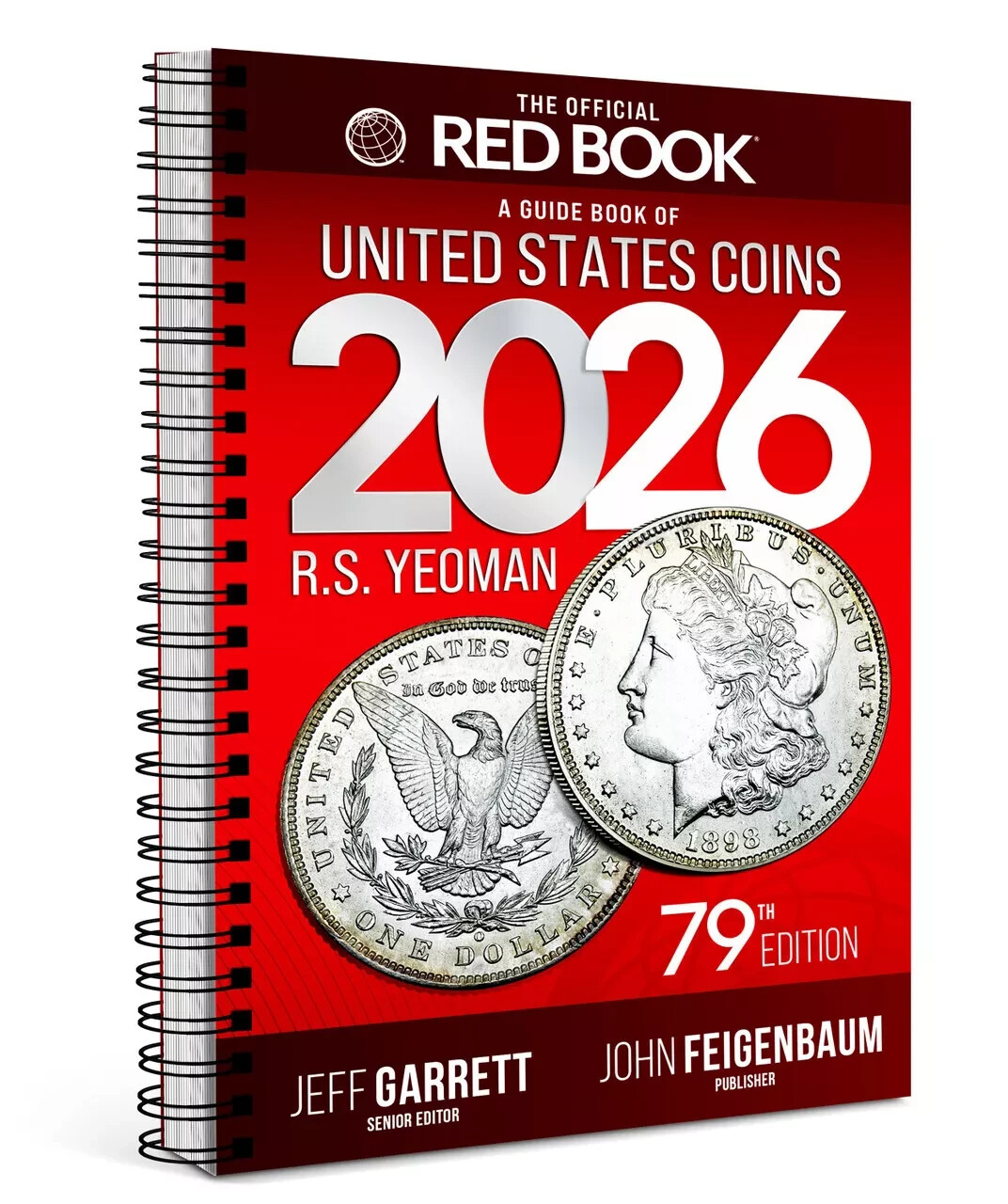NEW!! 2026 Red Book Spiral Softcover – Retail Vaules for US Coins