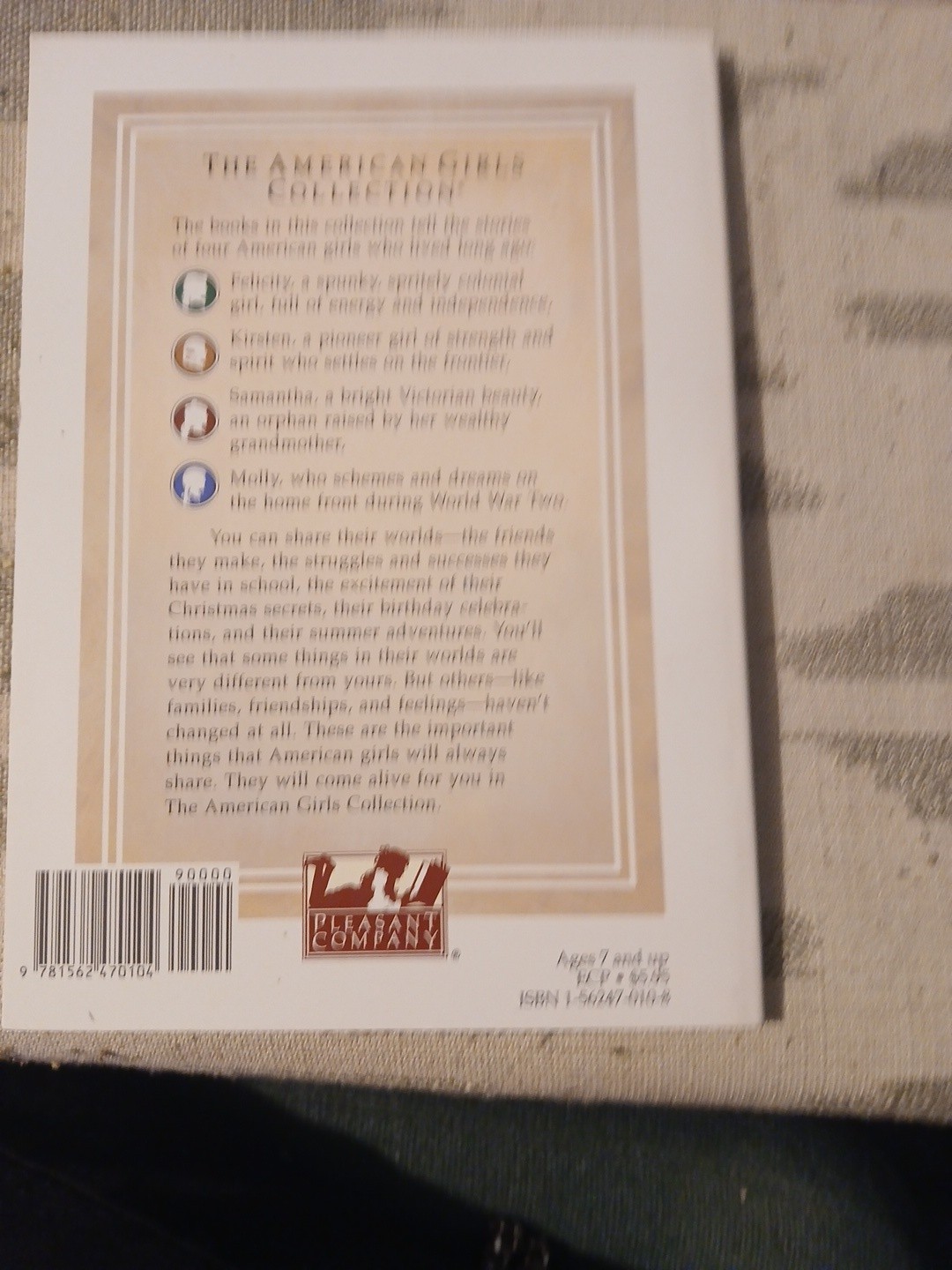 Felicity An American Girl Set Of 5 Books First Edition Paperbacks Missing # 2