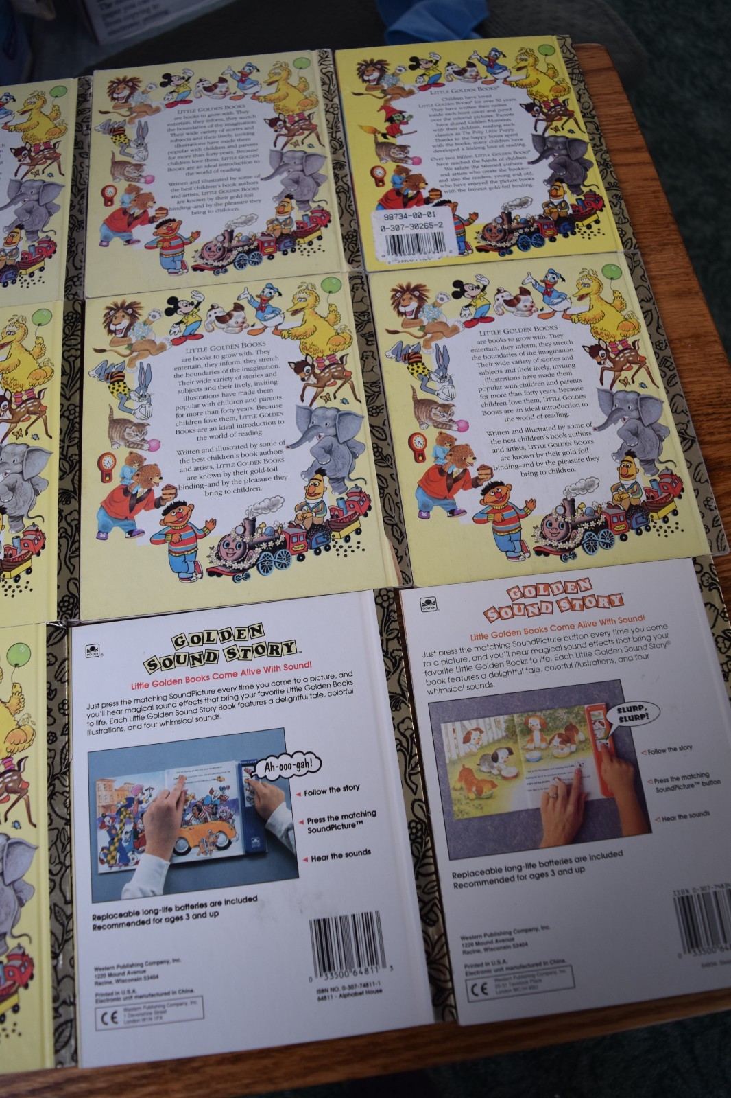 Lot of 15 Vintage Little Golden Books Standard Size 6 5/8 X 7 7/8 Inches