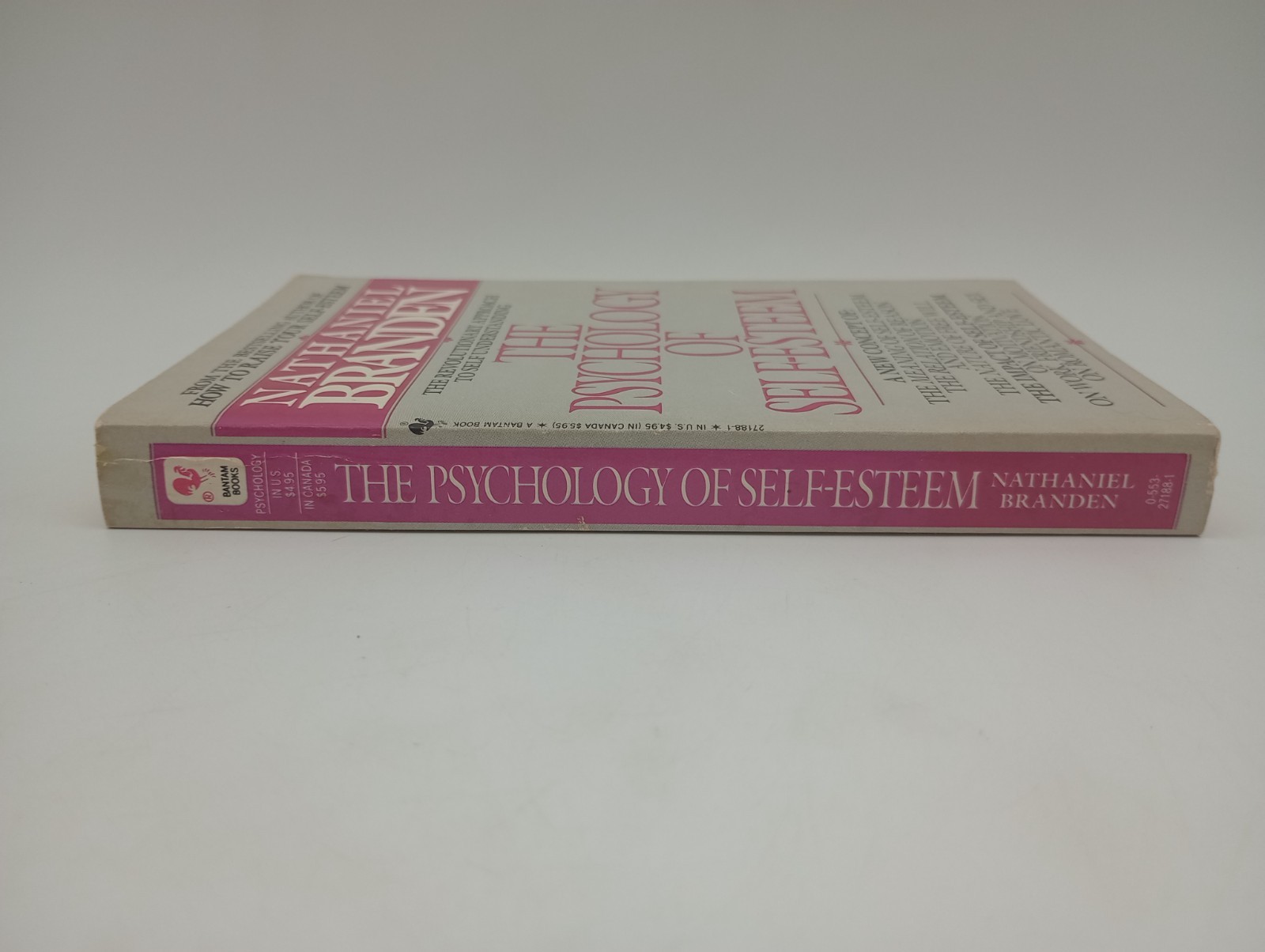 The Psychology of Self Esteem, Vtg Paperback, 1987, Bantam, by Nathaniel Branden