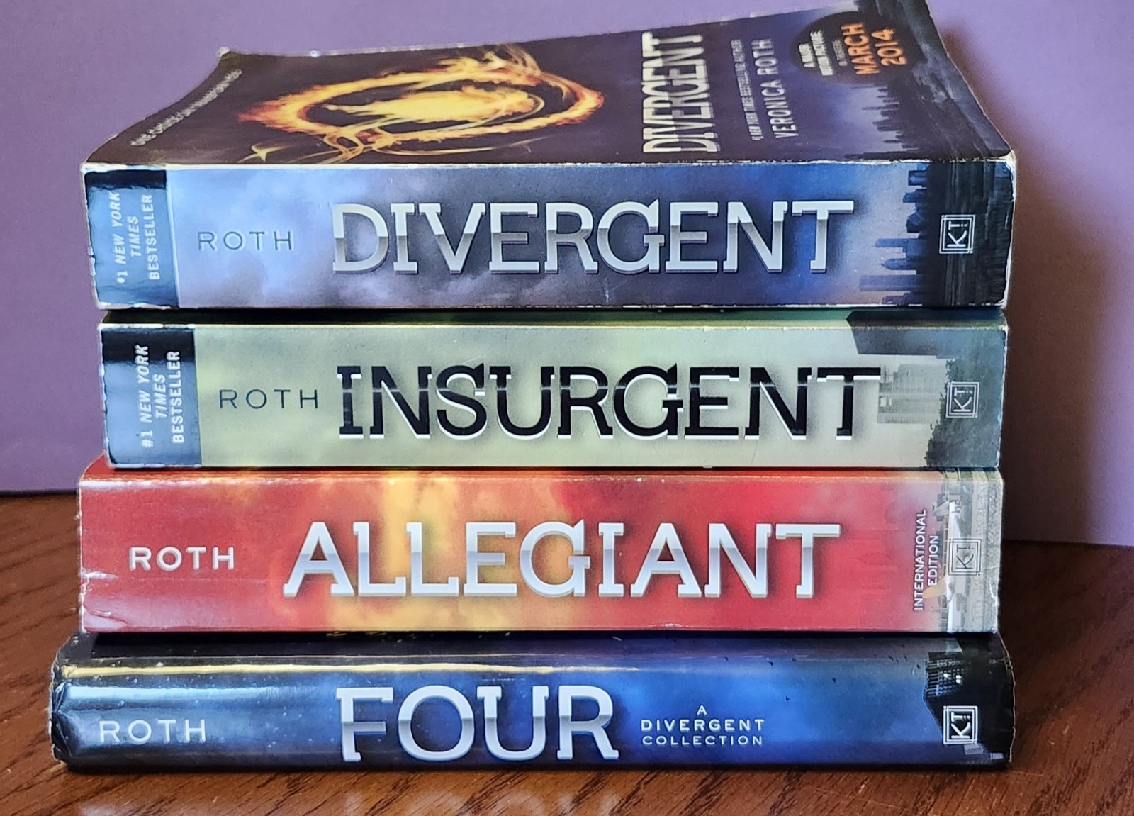 The Complete Divergent Series 4-Book Lot by Veronica Roth – Divergent, Insurgent
