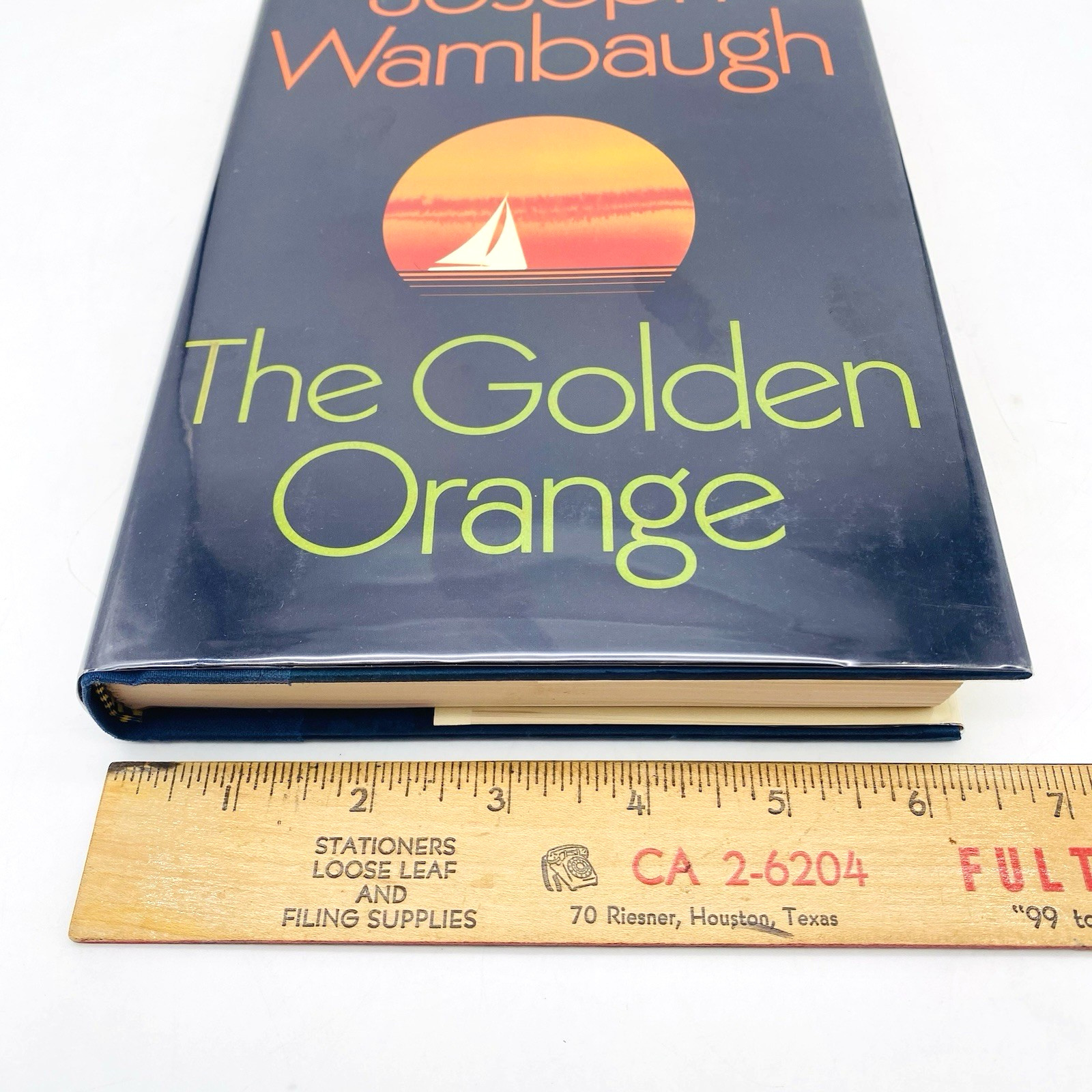SIGNED The Golden Orange Joseph Wambaugh 1st Ed 1st Print Hardcover DJ