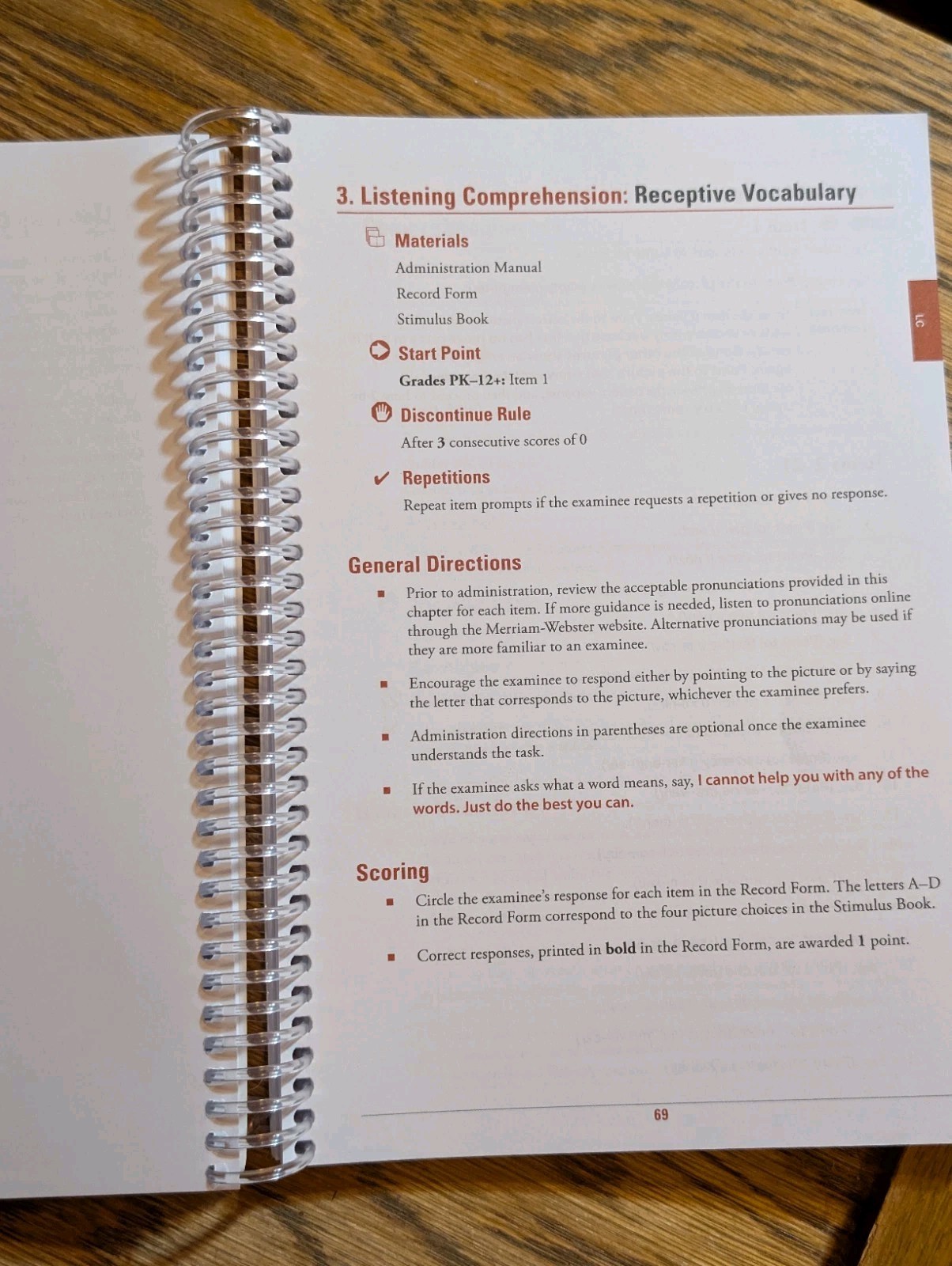WIAT 4 Wechsler Individual Achievement Test 4th Edition Administration Manual