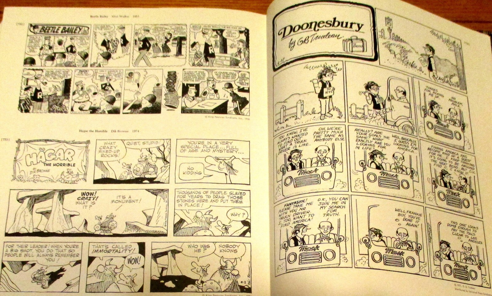 1977 The Smithsonian Collection of Newspaper Comics Hardcover Book 336 Pages