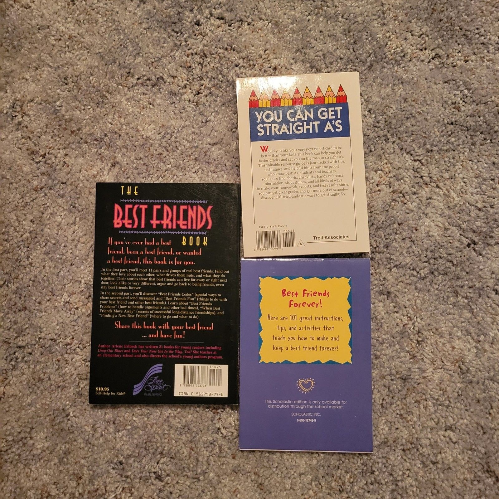 Vintage 90s Tween Book Lot Best Friends School Advice Books
