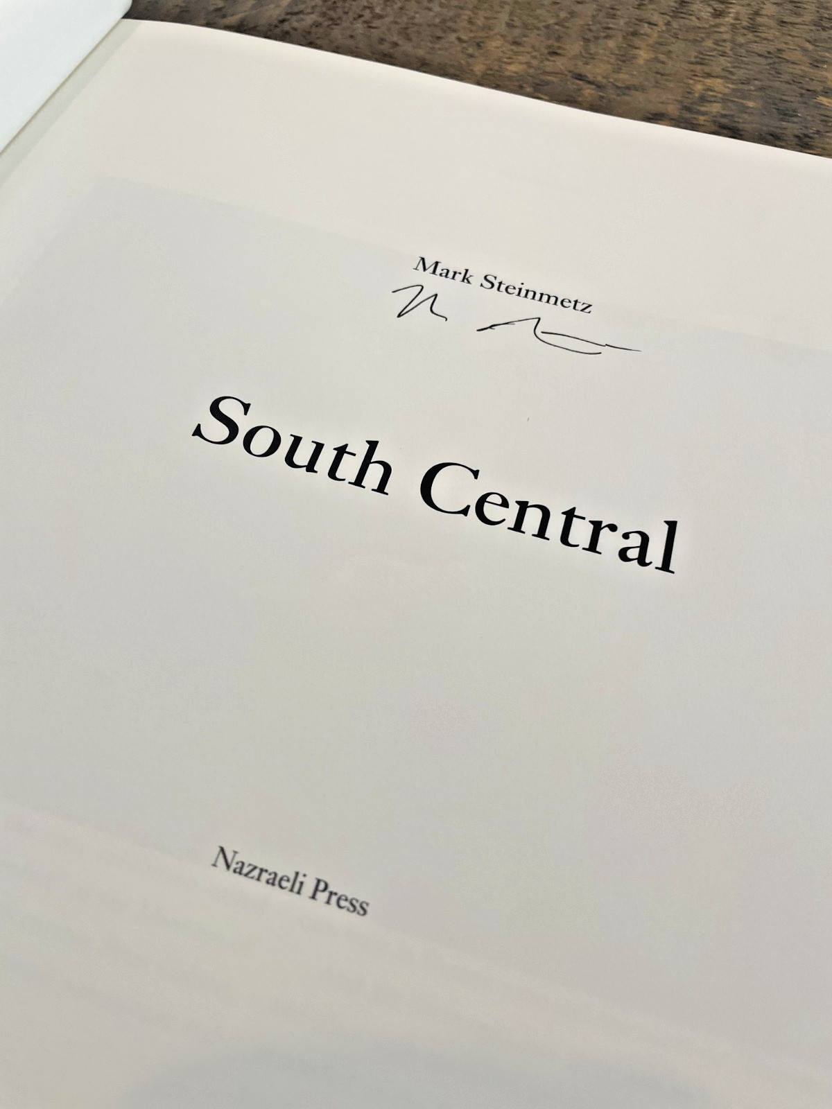 South Central by Mark Steinmetz **Signed with Small Print**