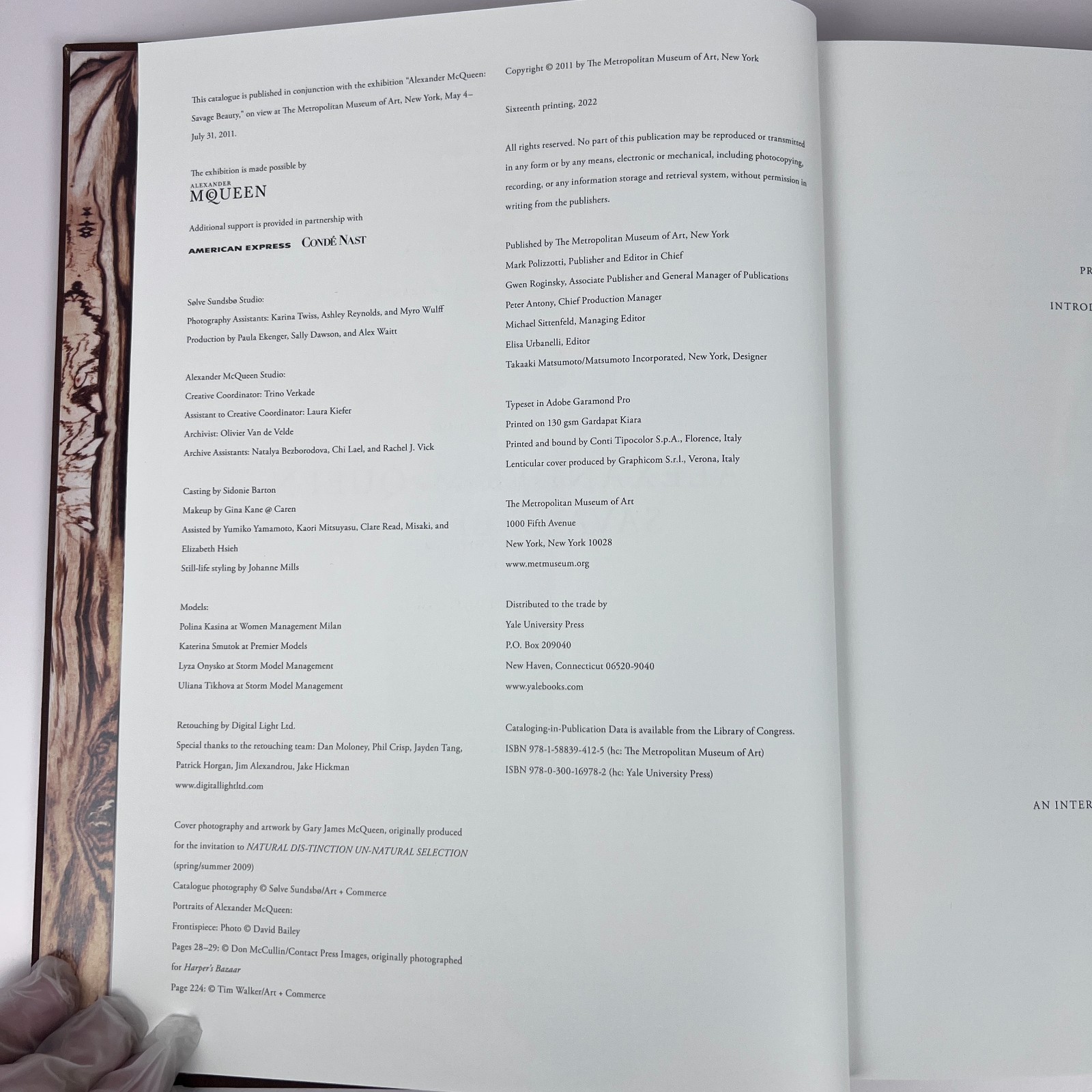 Alexander McQueen Savage Beauty Hardcover SEALED Met Museum 16th Printing 2022