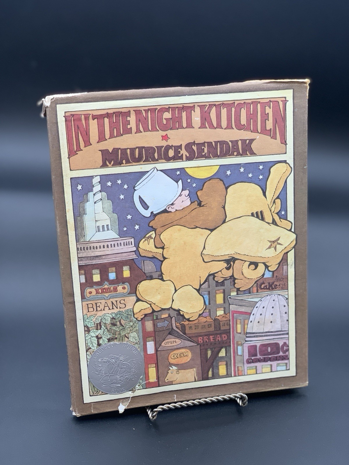 In The Night Kitchen By Maurice Sendak 1970 (1st Ed Uncensored) White Cloth HCDJ