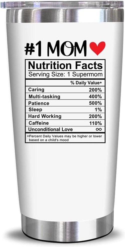 Stainless Steel 20oz Tumbler for Moms – Stylish & Break-Resistant Gift Idea
