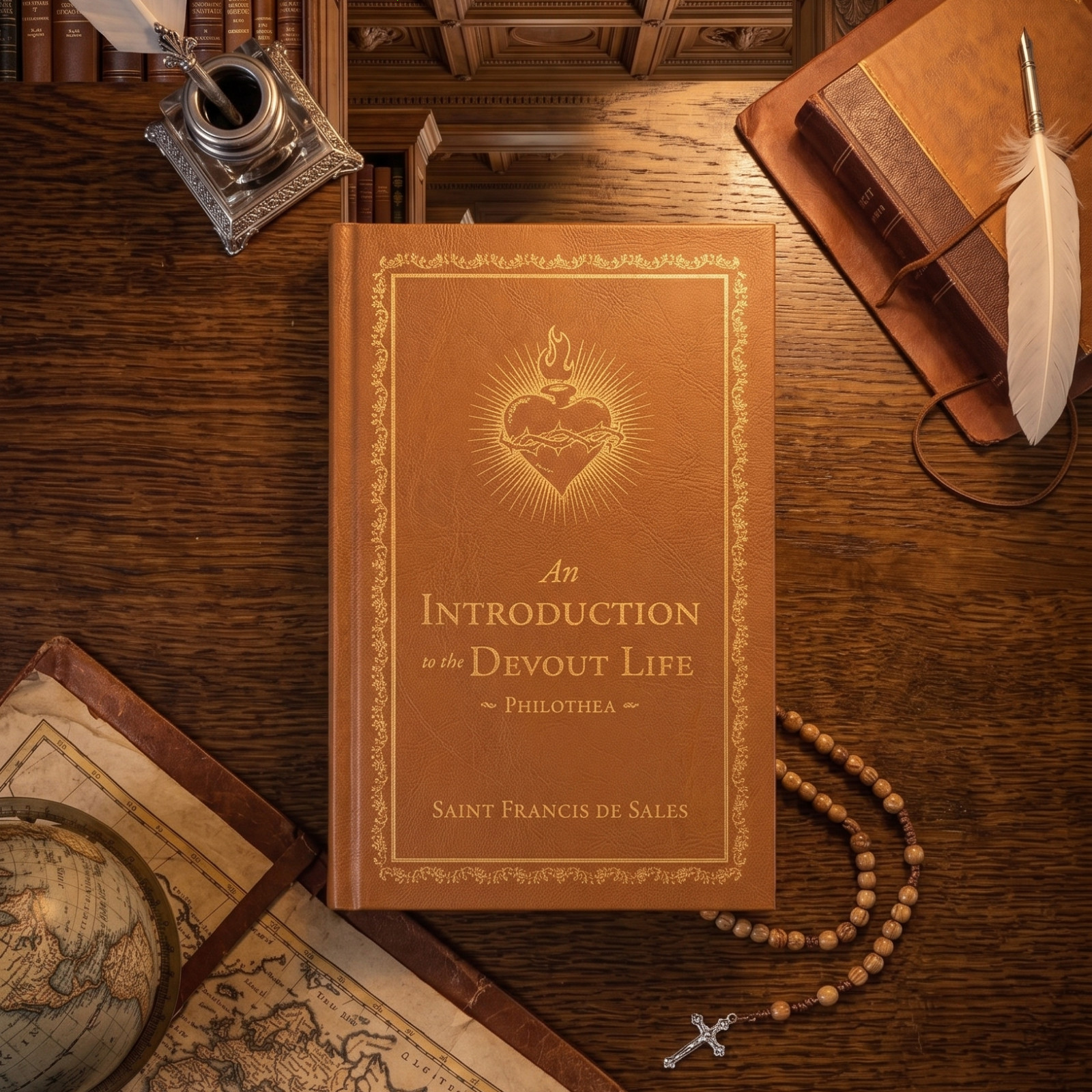 An Introduction to the Devout Life Philothea Deluxe Hardcover TAN Books