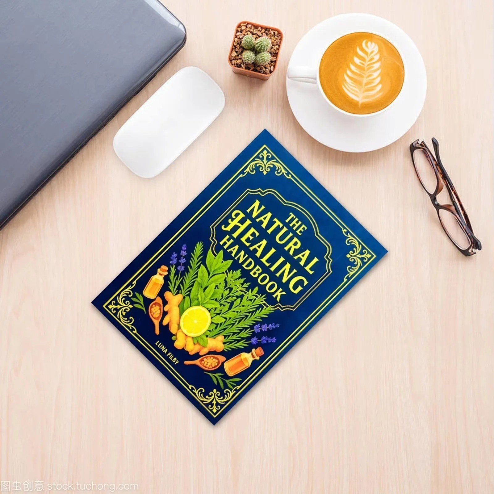 The Natural Healing Handbook, Spiral-Bound Guide For Herbal Remedies And Natural
