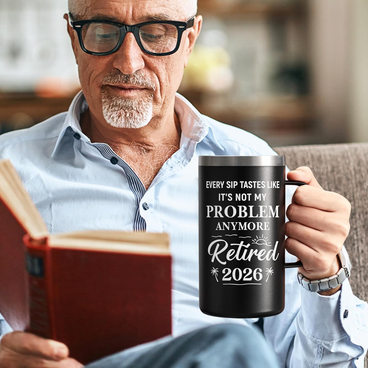Retirement Gifts for Men, Every Sip Tastes like It’S Not My Problem Anymore 20Oz