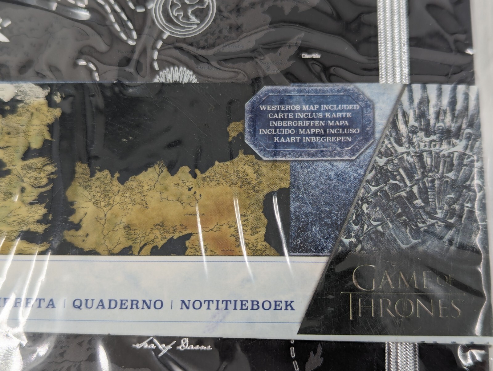Game of Thrones: Westeros Ruled Notebook Hardcover 8″x5.5″ – 160 pages