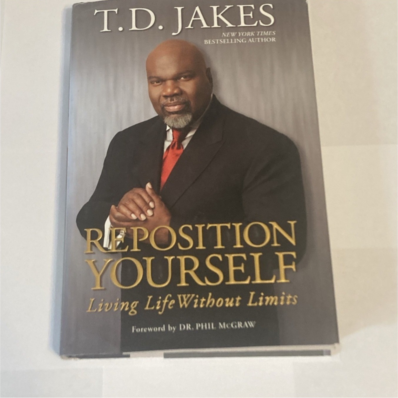 Reposition Yourself by T. D. Jakes Hardcover Atria Books Self-Help Dust Jacket