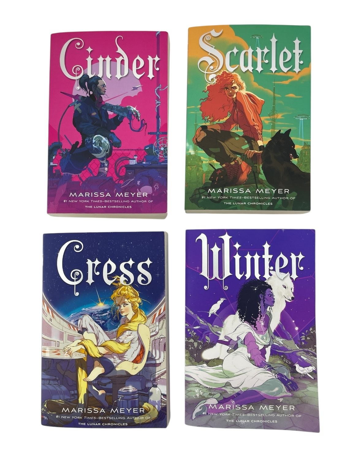 The Lunar Chronicles Set Marissa Meyer 2013-2018 1st Square Fish Editions
