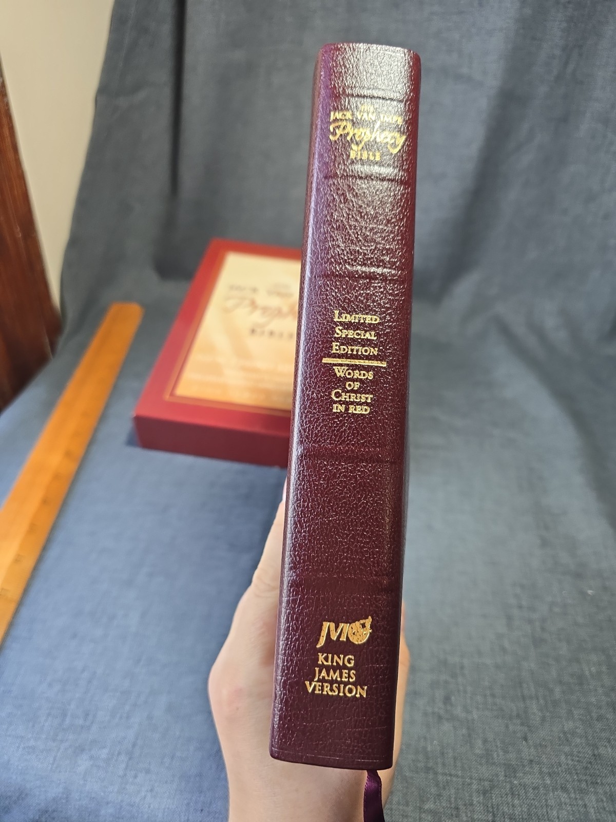 The Jack Van Impe Prophecy Bible KJV Red Letter Limited Edition Leather Bound