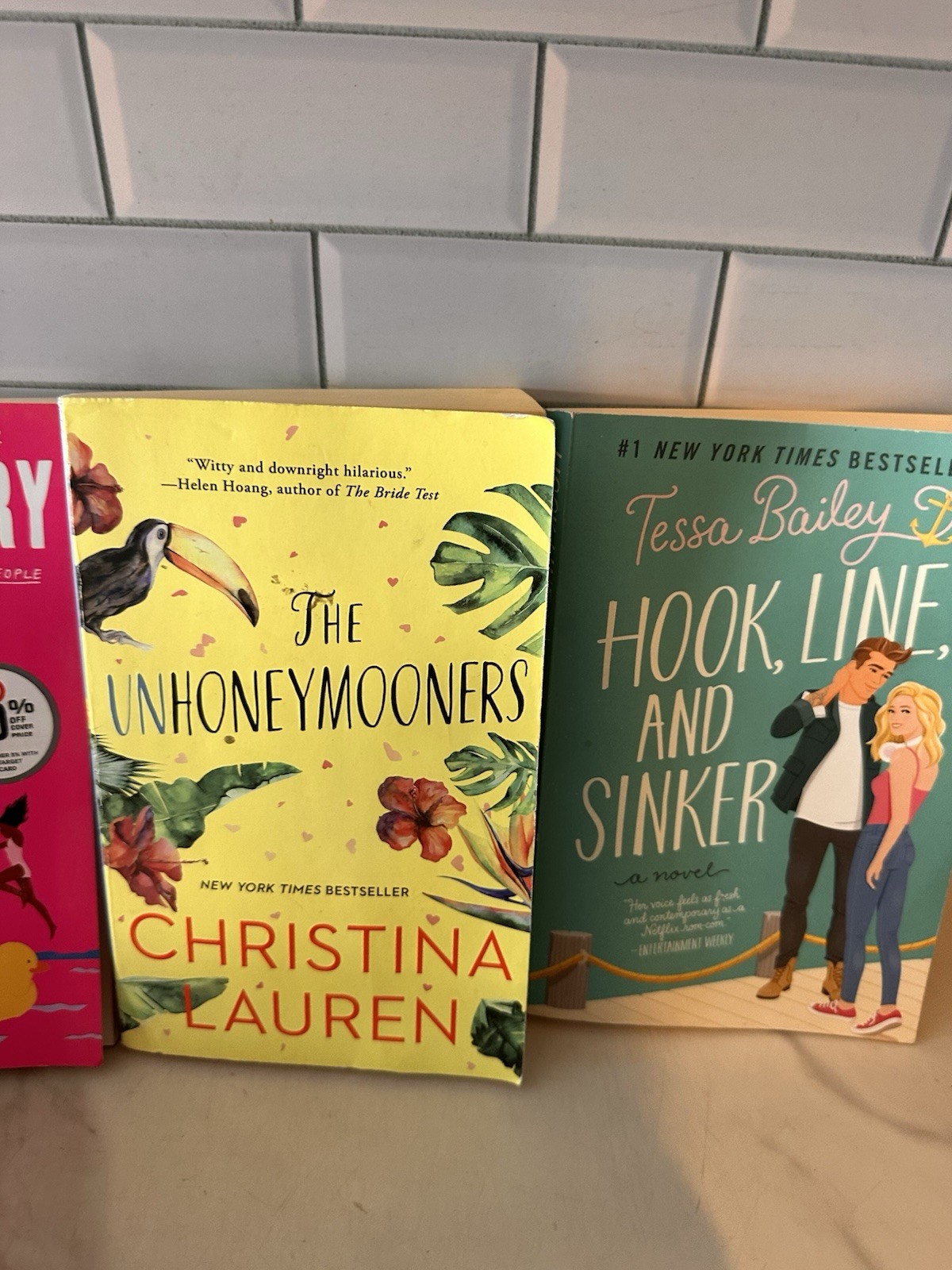 Lot Of 3 Mixed Authors Book Tok Emily Henry Tessa Bailey Christina Lauren