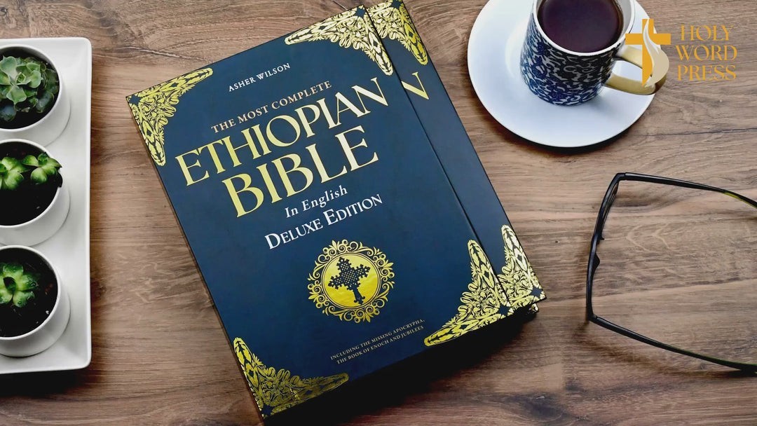 The Most Complete Ethiopian Bible by Asher Wilson, Deluxe Red Letter Edition