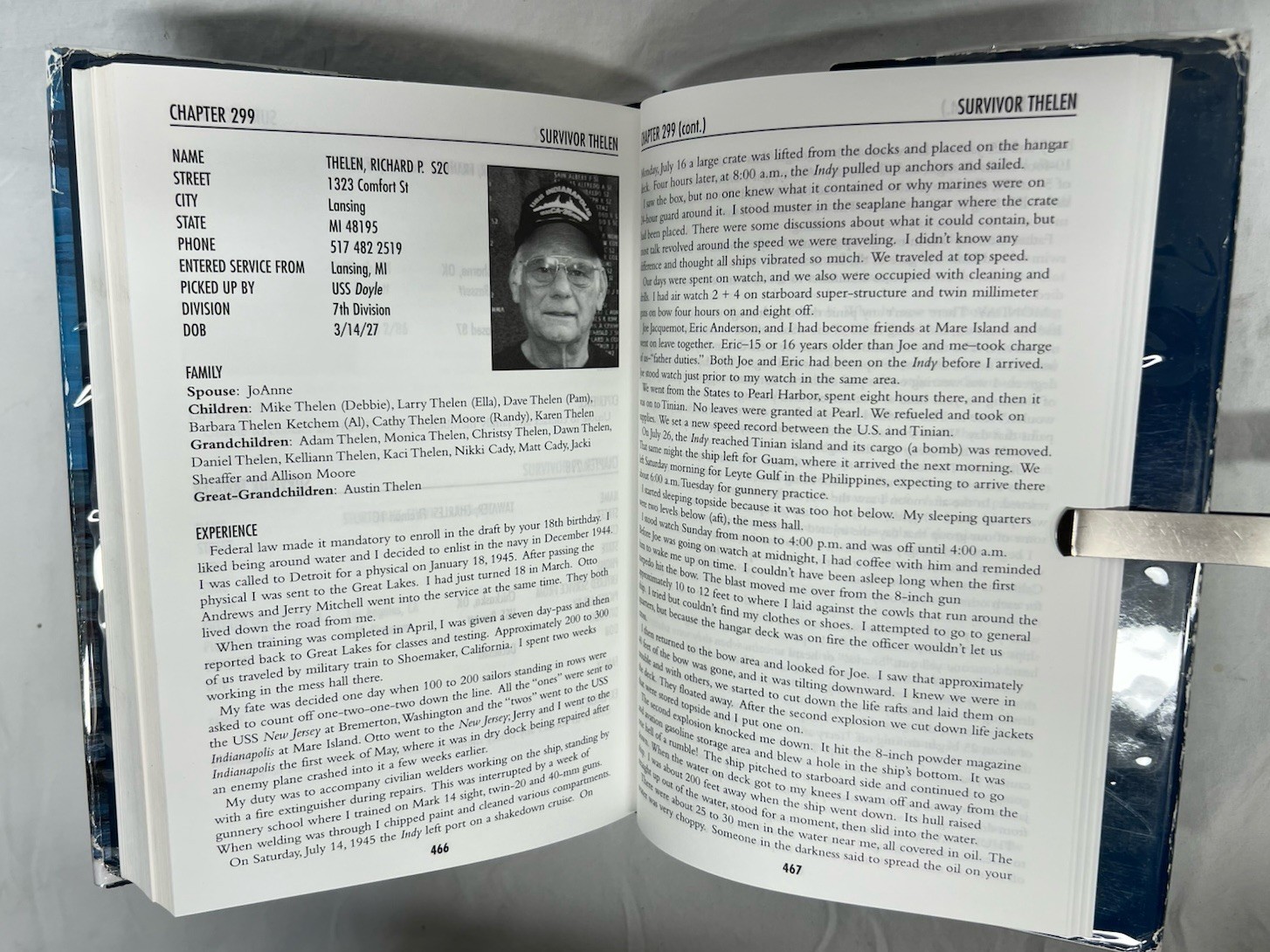1st Eds-USS INDIANAPOLIS-Signed ONLY 317 SURVIVED & TRUE STORY by Vincent HCDJs