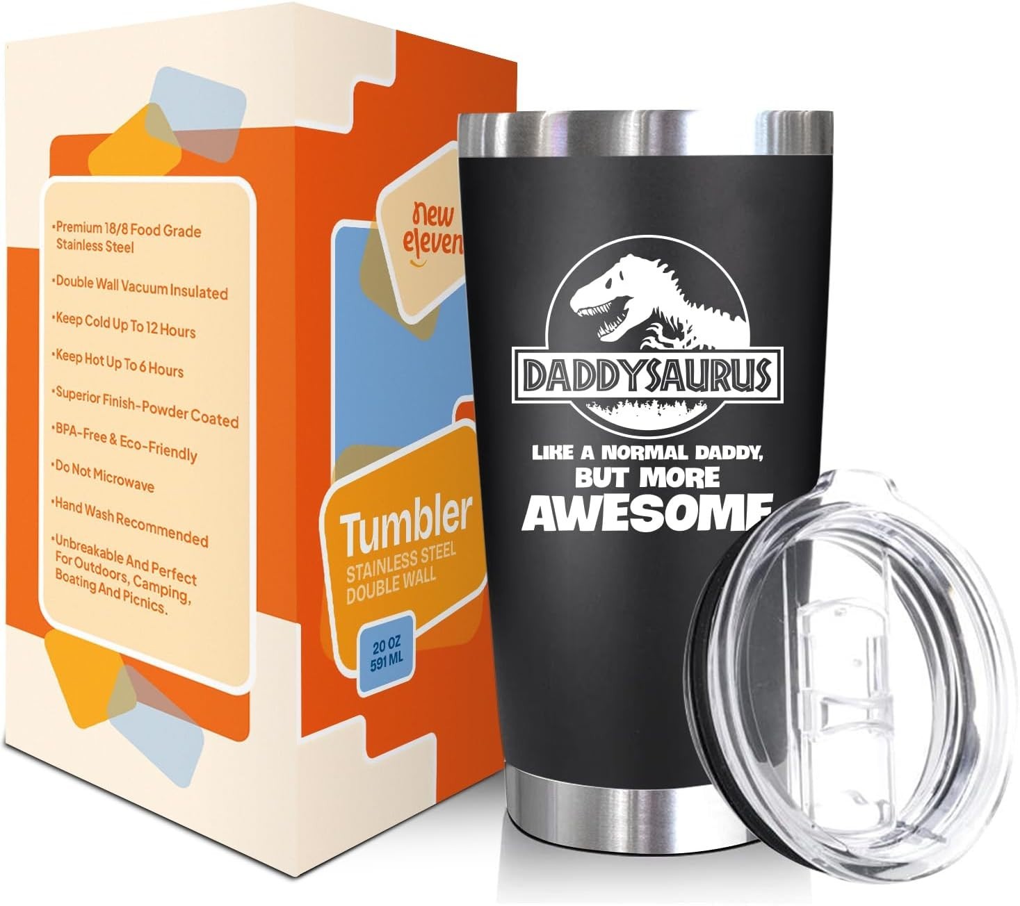 Ultimate 20 Oz Tumbler for Dad – Stylish, Reusable, Perfect for Any Occasion
