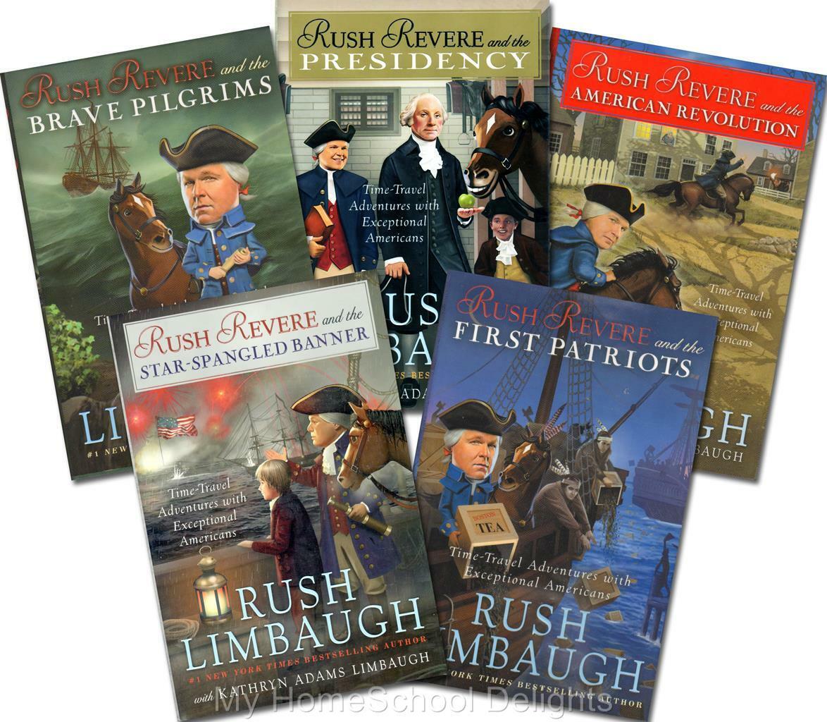 New Rush Revere BOXED Gift Collection Complete Series 5 Book Set Sealed Limbaugh