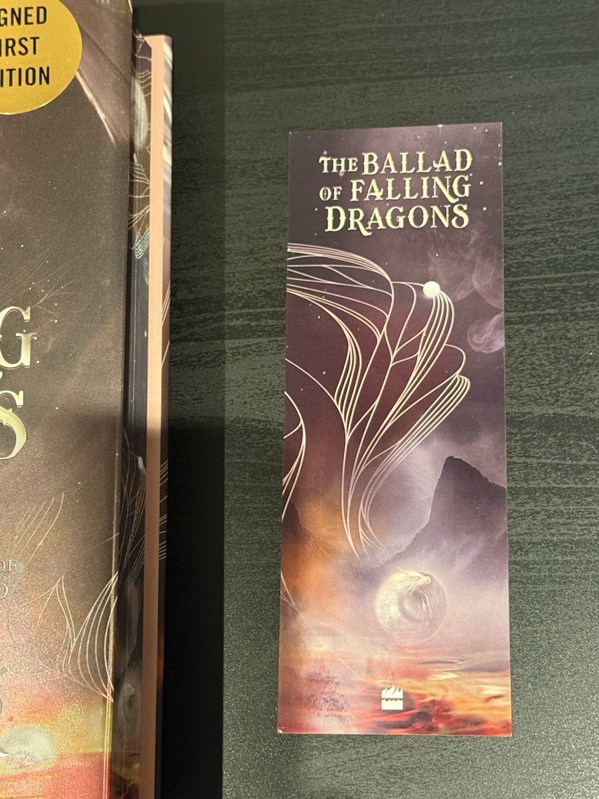 THE BALLAD OF FALLING DRAGONS SIGNED DELUXE EDITION BY SARAH A PARKER w/EXTRAS!