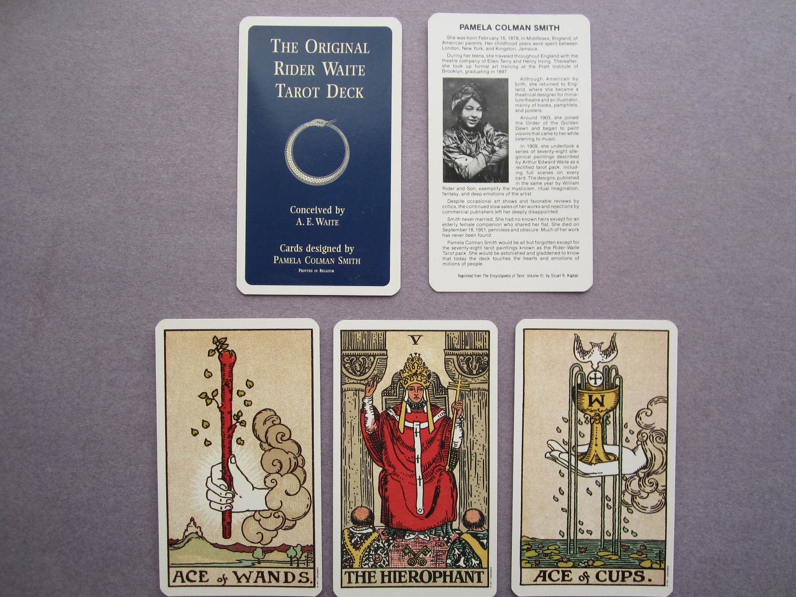 The Original Rider Waite Tarot Pack A. E Waite