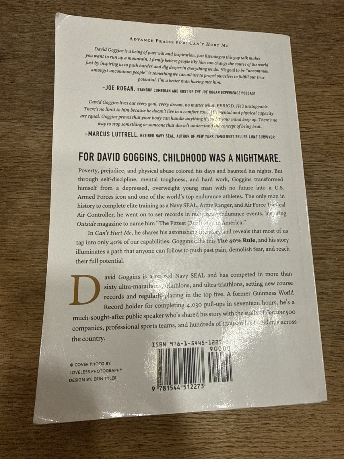 Can’t Hurt Me: Master Your Mind and Defy the Odds by David Goggins (Paperback)