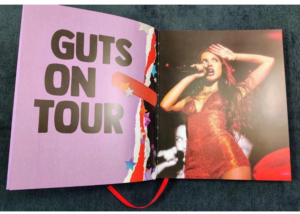 SEALED Official Olivia Rodrigo Guts World Tour Book with poster, stickers, card