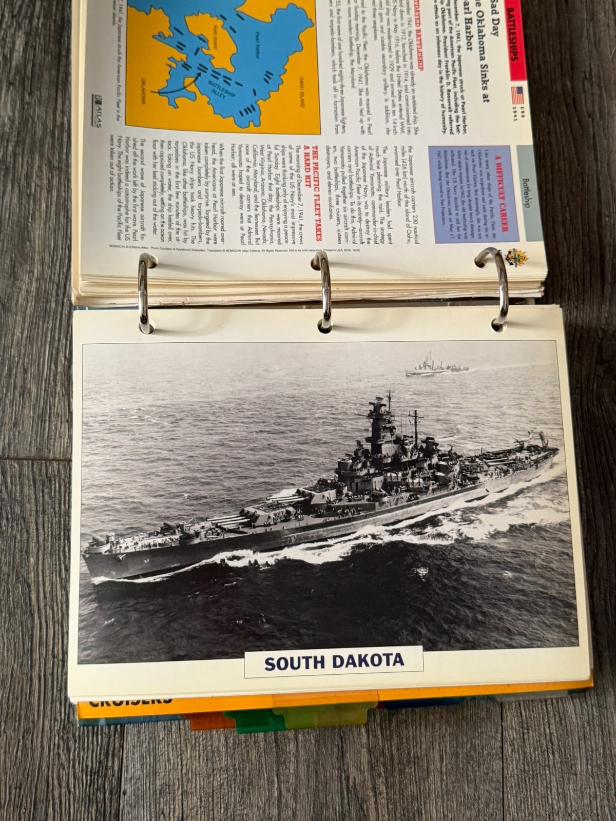 Warships Atlas Editions Binder Military History Naval Ships Destroyers 400 Pages