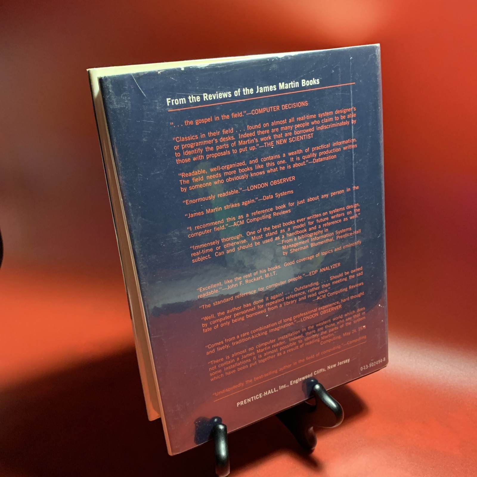 Telecommunications and the Computer Hardcover W/Dust Jacket James Martin
