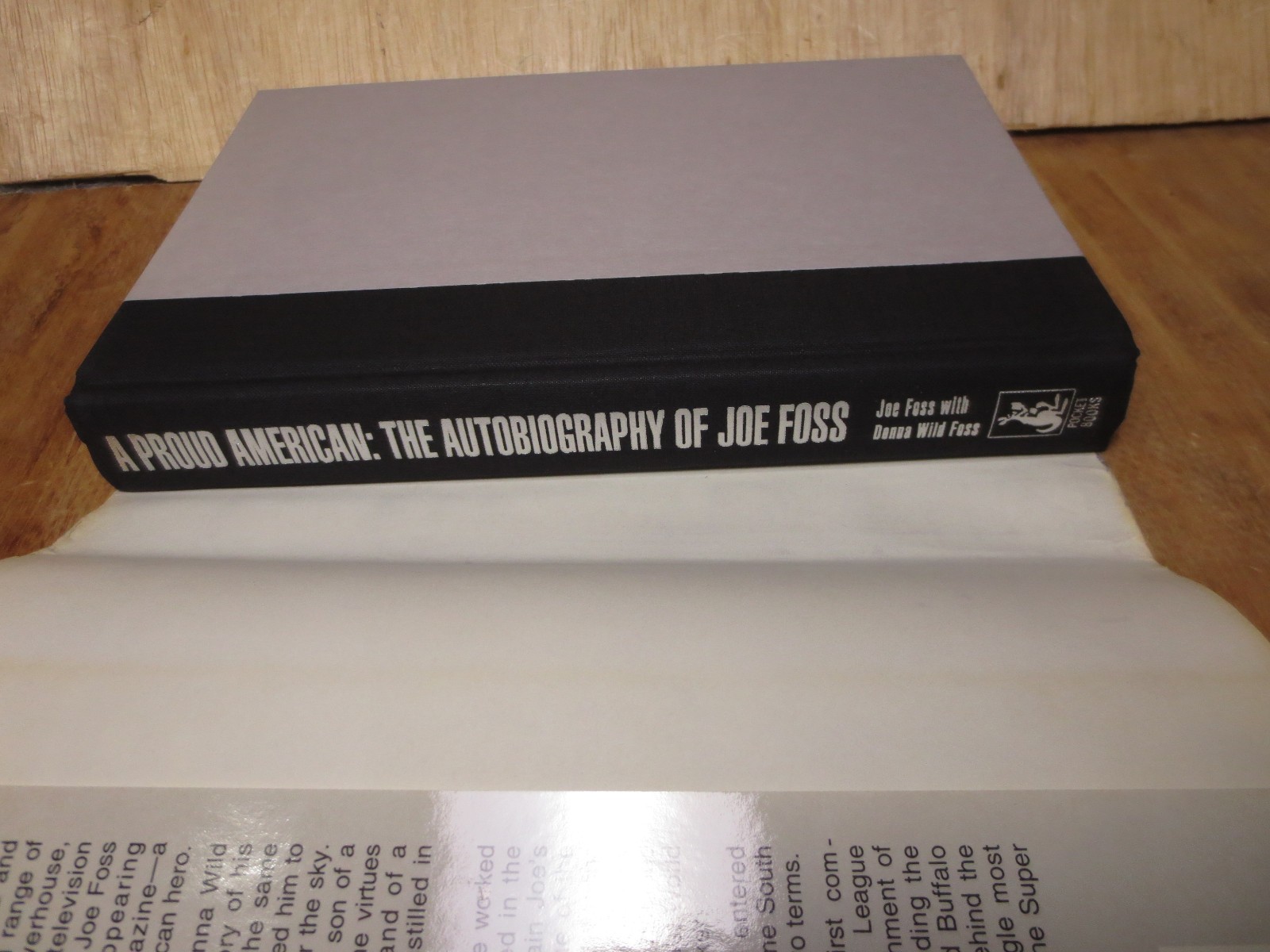 A Proud American By Joe Foss Signed 1st Printing First Edition 1992 Hardcover