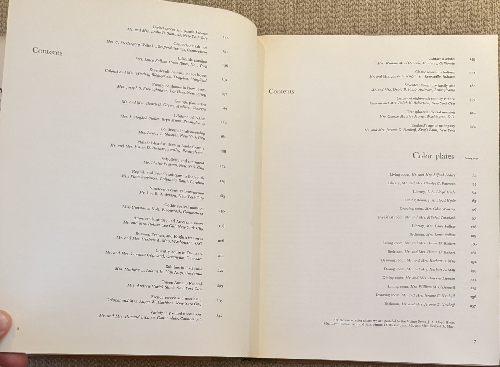 Living With Antiques: A Treasury Of Private Homes In America (1963, HC w/DJ)