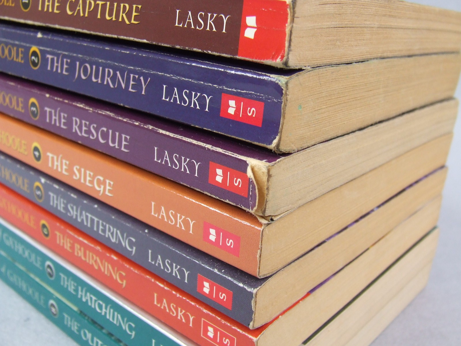 Guardians of Ga’Hoole Books 1-8 in Paperback by Kathryn Lasky