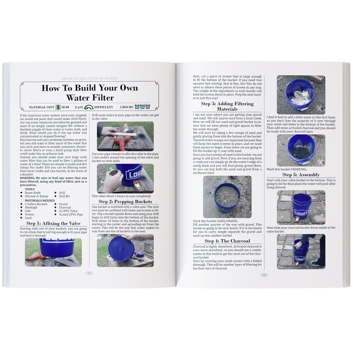 No Grid Survival Projects Paperback Book English