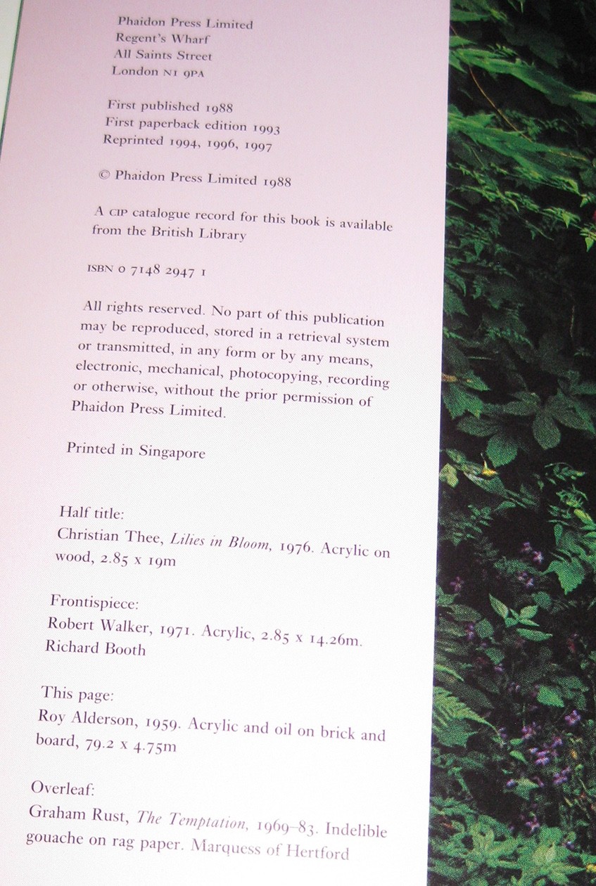 Grand Illusions interior murals paperback book 9.5 in. X 11 in., mint condition