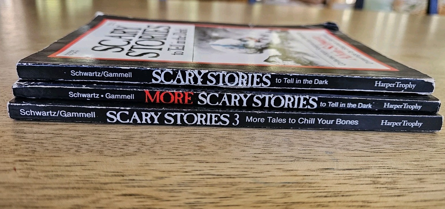 Scary Stories to Tell in the Dark Original 1981 Paperback Set of 3 Books Vintage