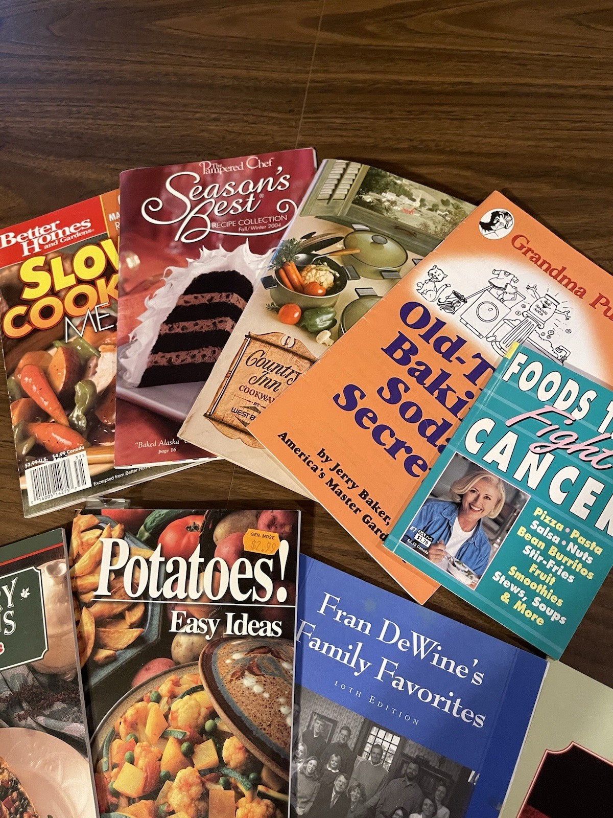 Vtg Booklets Cookbooks Recipes Pamphlets Bob Evans Pampered Chef Campbells Lot