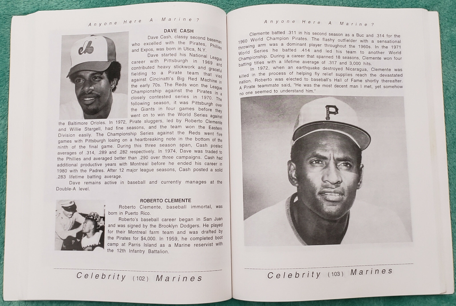 Anyone Here A Marine? Vol. II Celebrity Marines Rare Trade Paperback 184 Pages