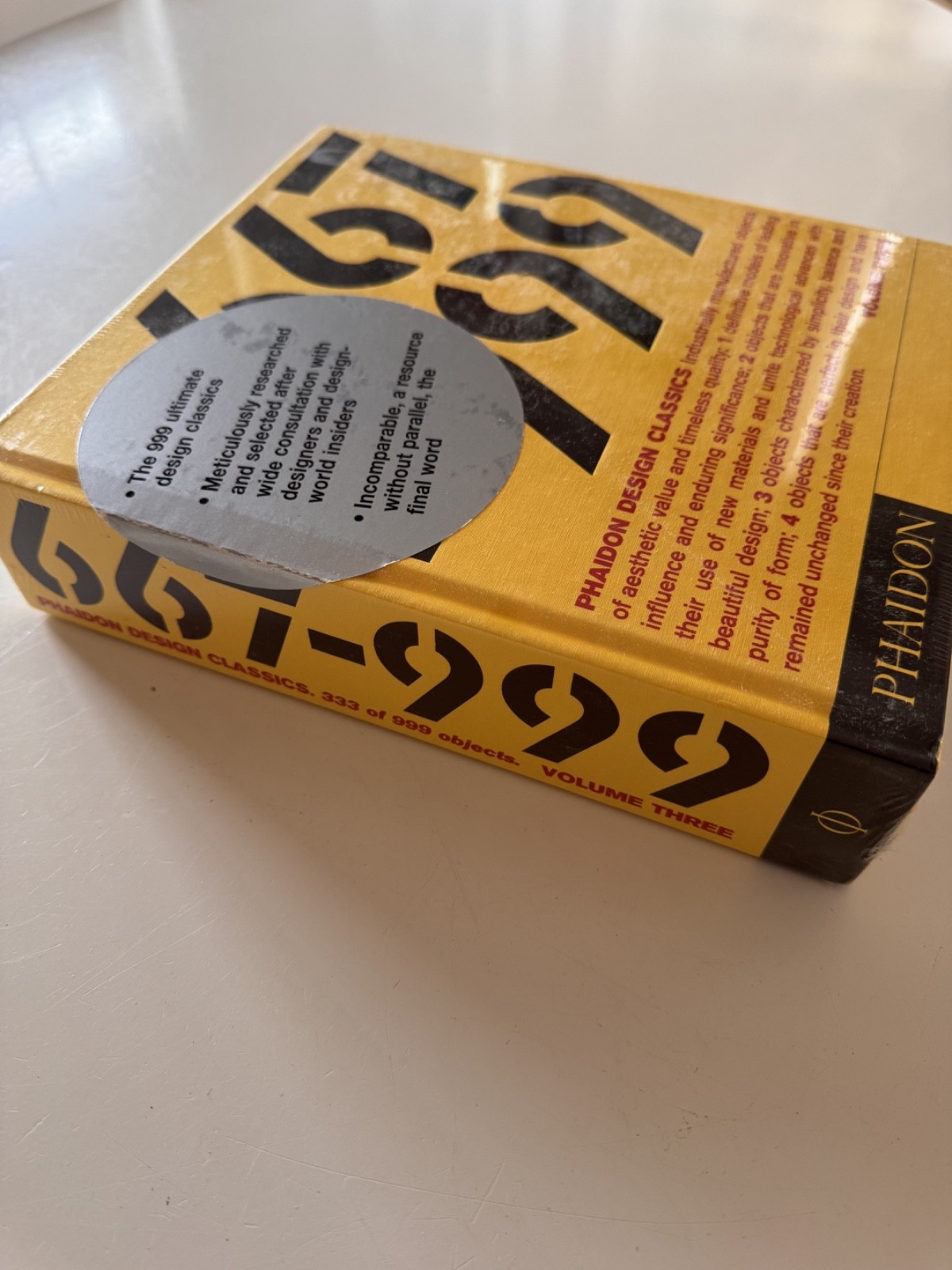 Phaidon Design Classics Complete 3 Volume Set 999 Objects Hardcover Industrial