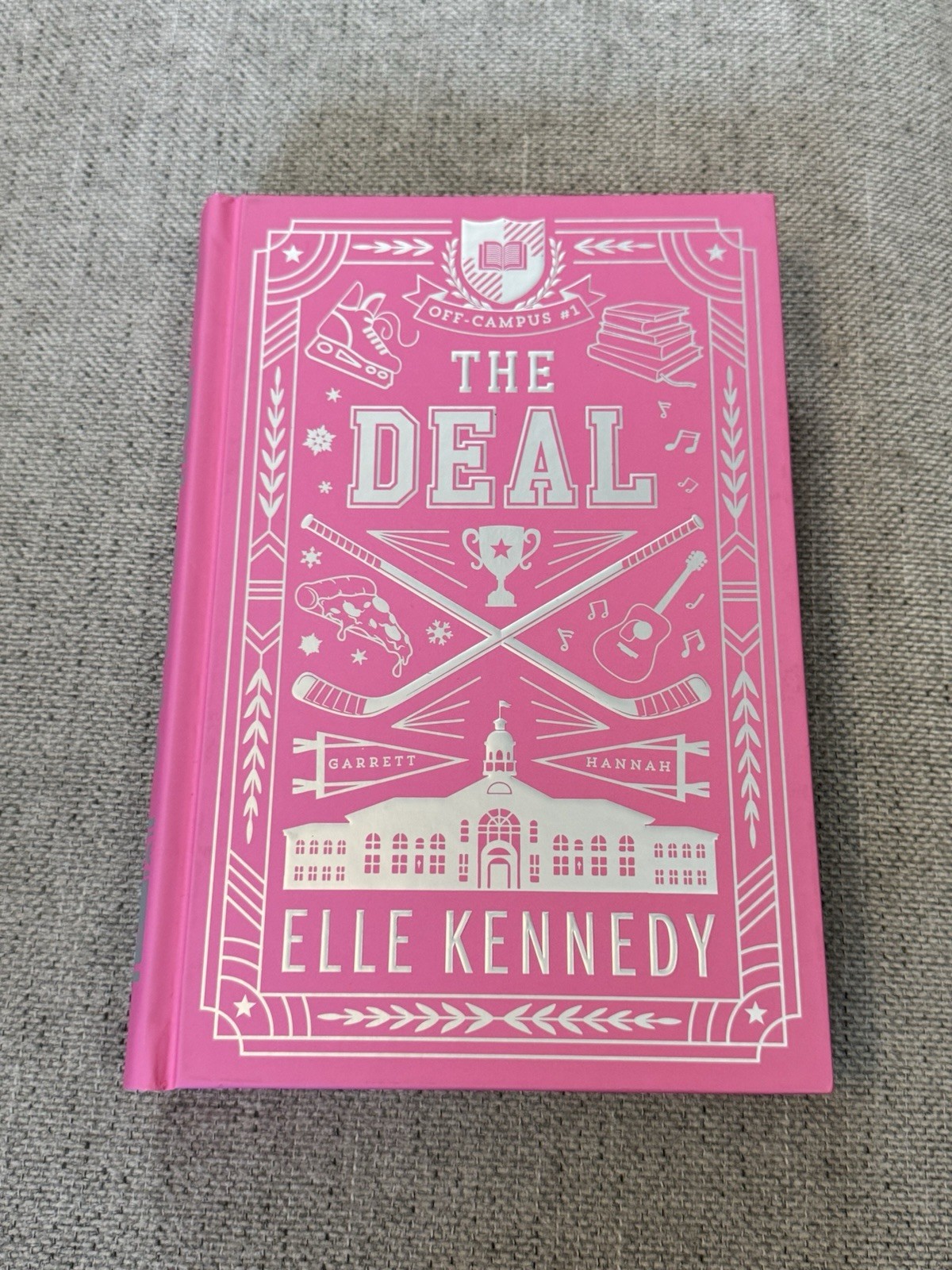 The Deal By Elle Kennedy Collector’s Edition Off Campus Hardcover Stenciled Edge
