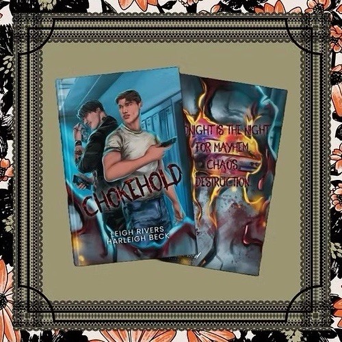 SIGNED D&D Dark & Disturbed: Chokehold By Leigh Rivers & Harleigh Beck New