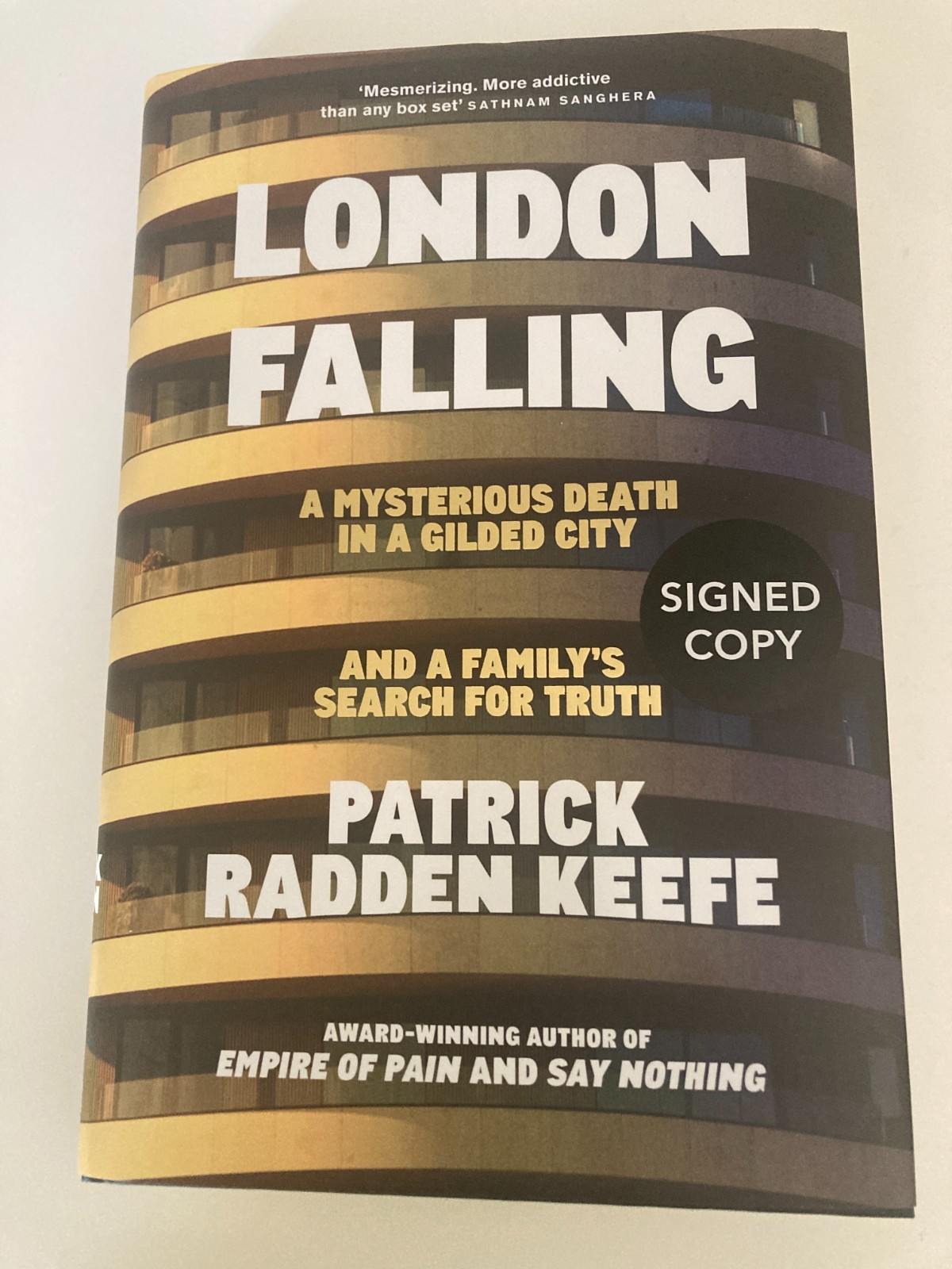 London Falling by Patrick Radden Keefe (2026, HC) SIGNED 1st UK Printing