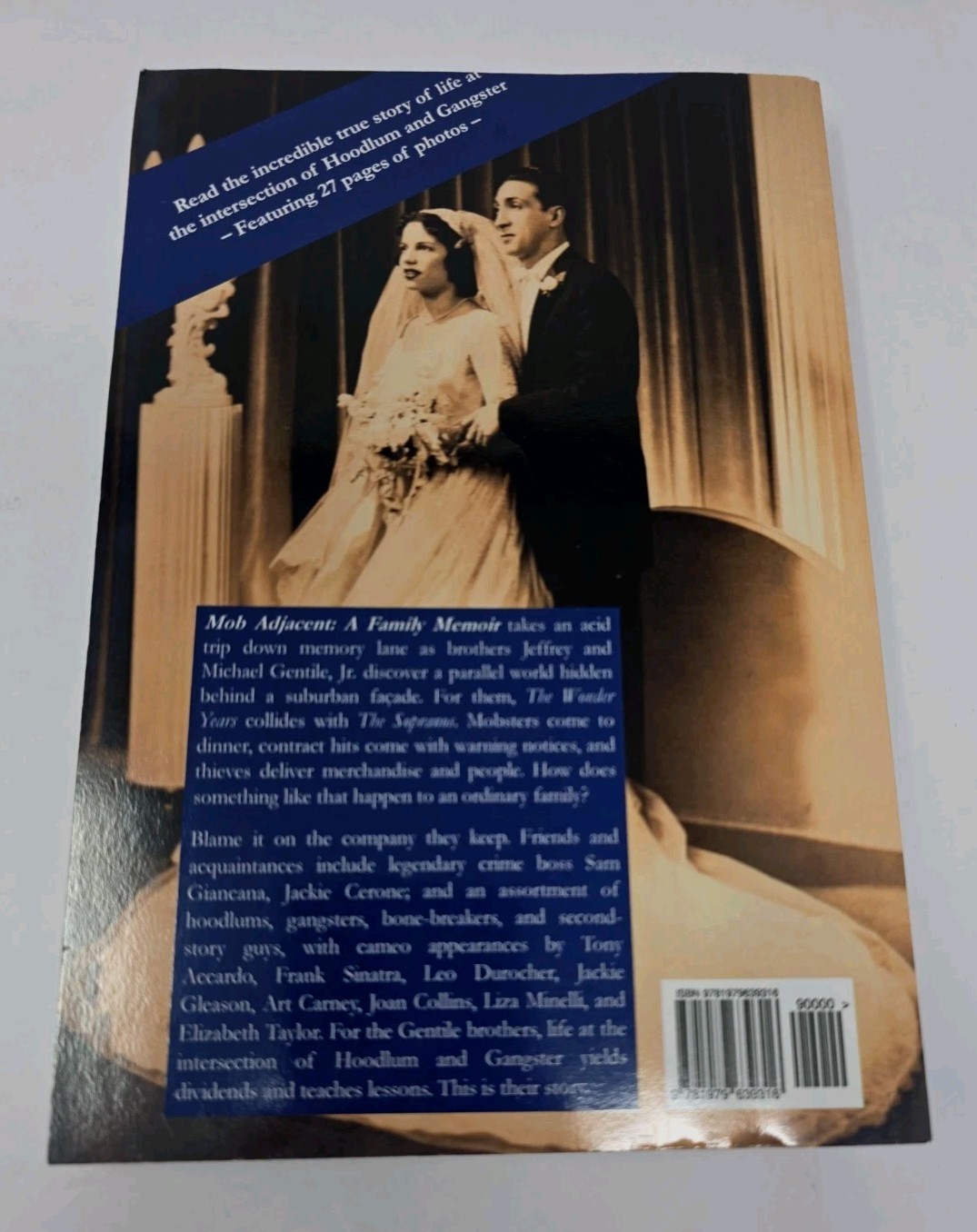 Mob Adjacent : A Family Memoir by Jeffrey Gentile (2017, Trade Paperback)