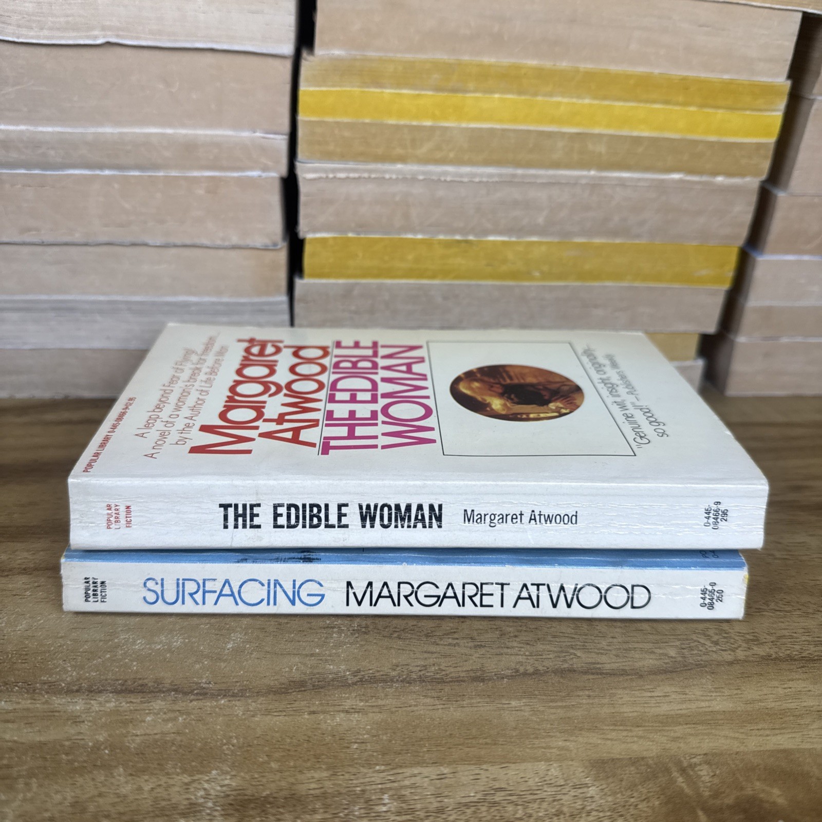 Lot Of 2 Margaret Atwood Surfacing And The Edible Woman Paperbacks Vintage