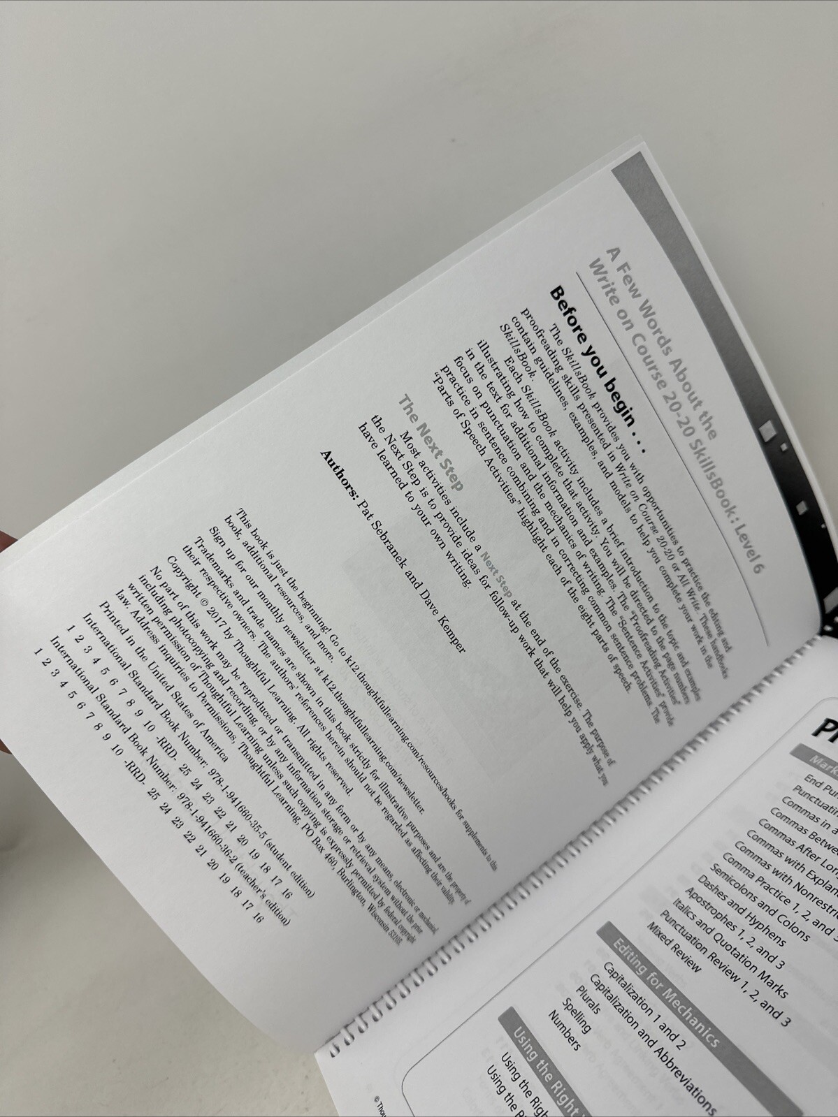 Write on Course 2020 : SkillsBook Teacher’s Edition Grade 6 (2017, UNMARKED!)
